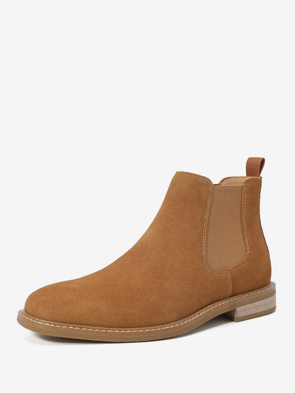 Rivietta - brown leather chelsea boots for men