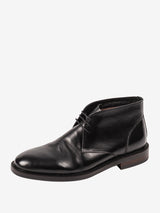Marqeira - black leather boots for men