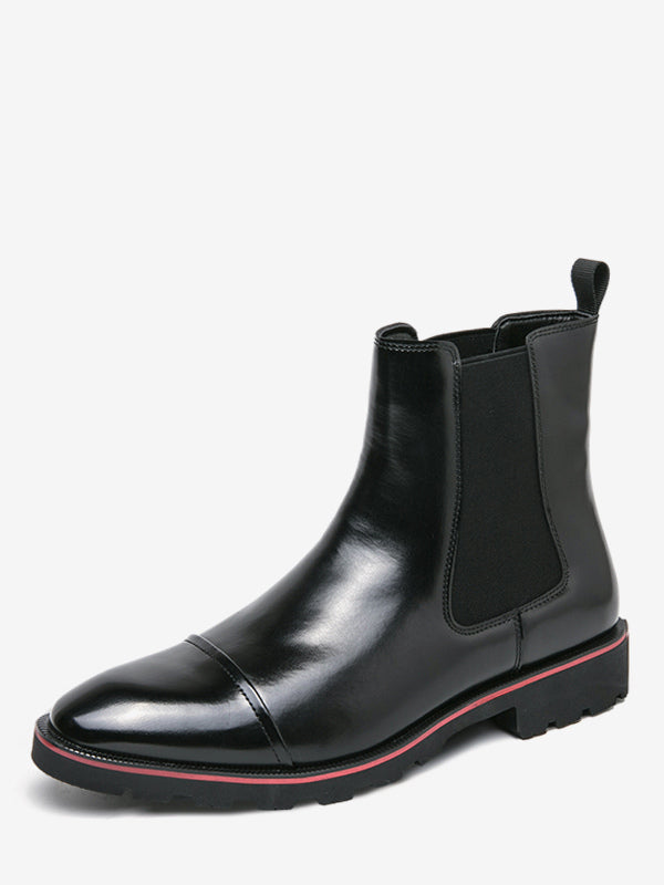 Lyrino - leather chelsea boots for men
