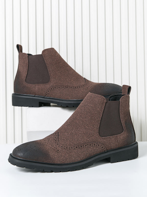 Ventesia - leather chelsea boots for men