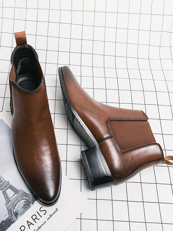 Raveira - leather chelsea boots for men