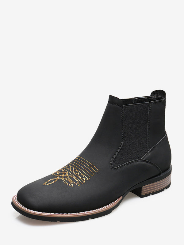 Lyrario - leather chelsea boots for men