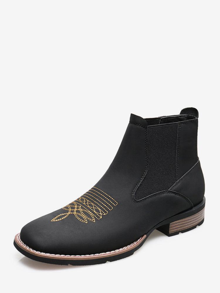Lyrario - leather chelsea boots for men