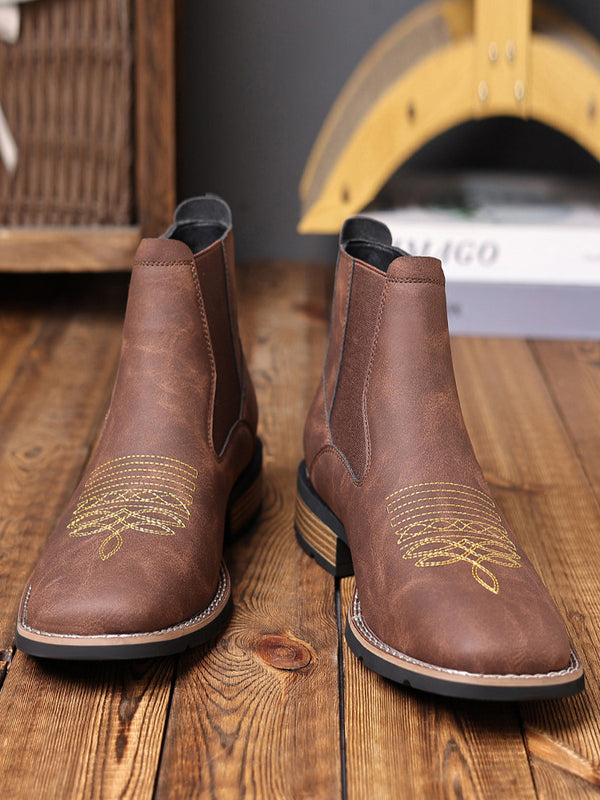 Lyrario - leather chelsea boots for men