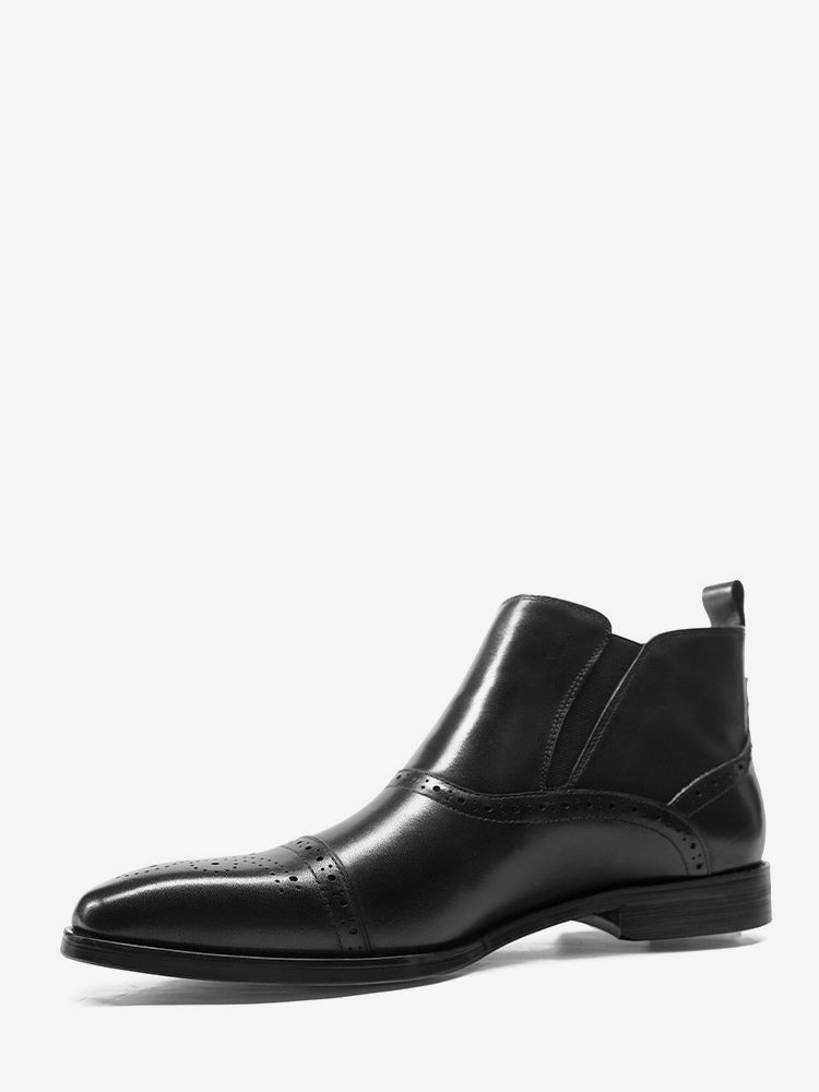 Quarosso - leather chelsea boots for men