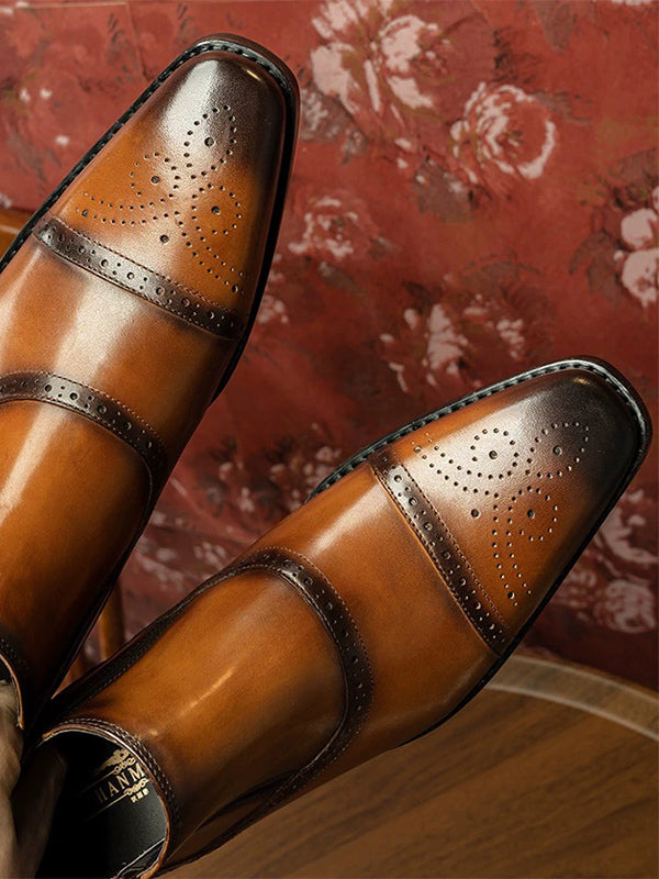 Quarosso - leather chelsea boots for men