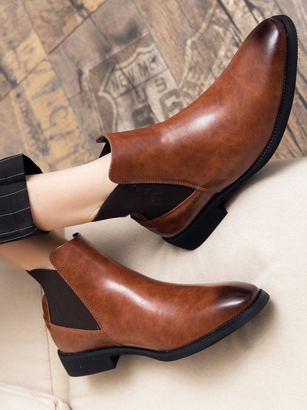 Rosavia - leather chelsea boots for men