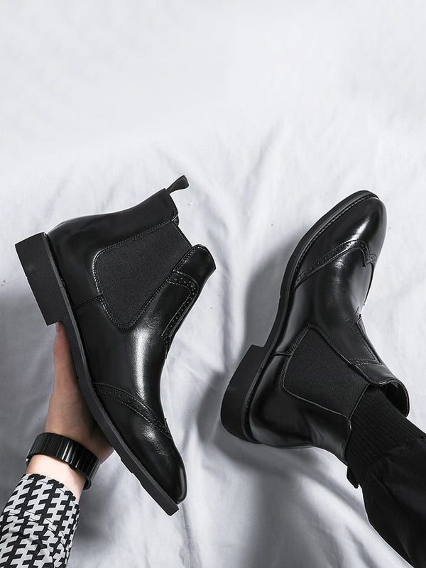 Ventoria - leather chelsea boots for men