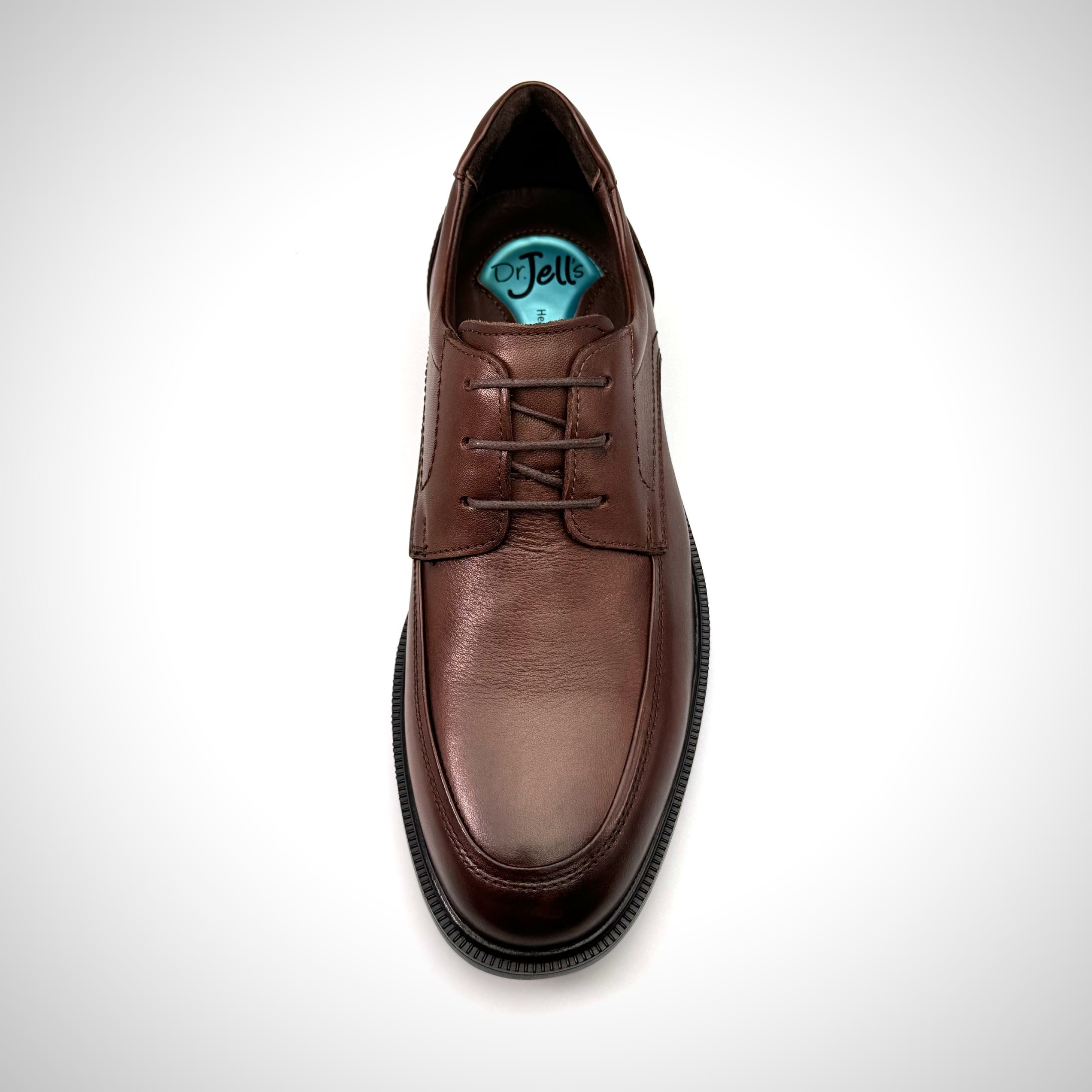 Comoda - Leather derby dress shoes with Jell Comfort insole