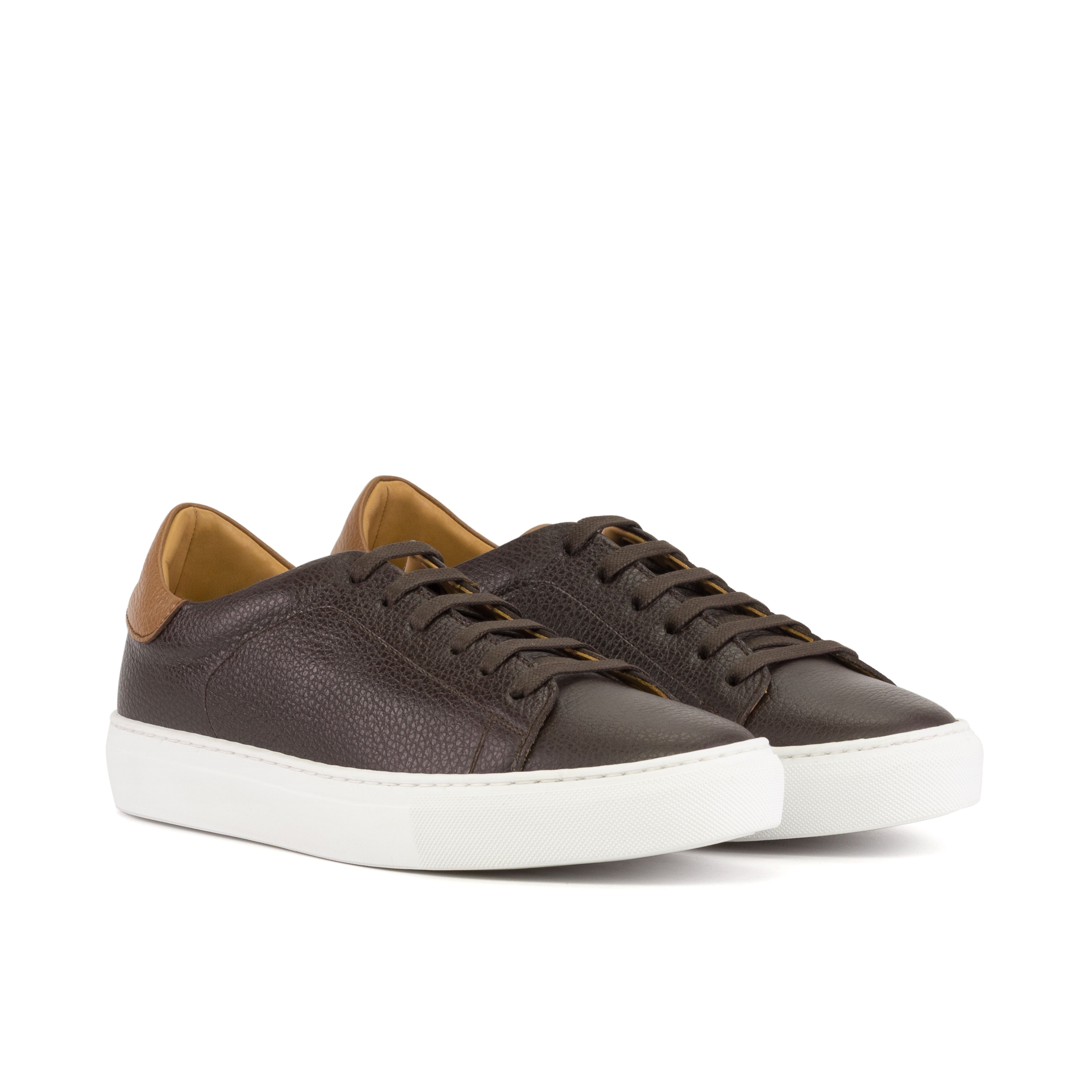 Dimaro -  Dark Brown Men's Italian Full Grain Dress Sneakers