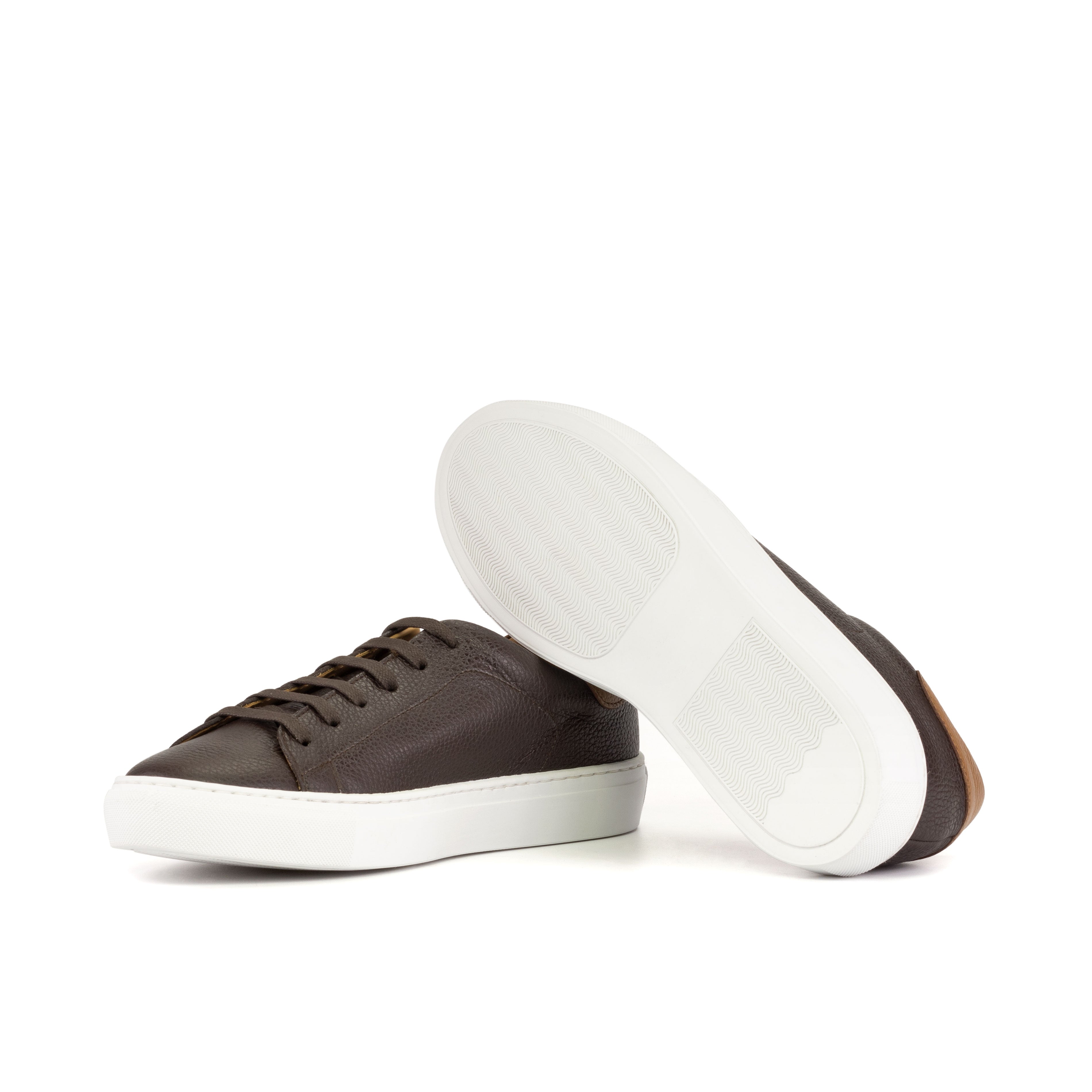 Dimaro -  Dark Brown Men's Italian Full Grain Dress Sneakers