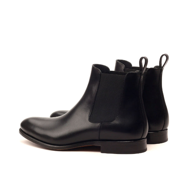 Ruma - Red Bottoms sole leather black Chelsea Boots For Men