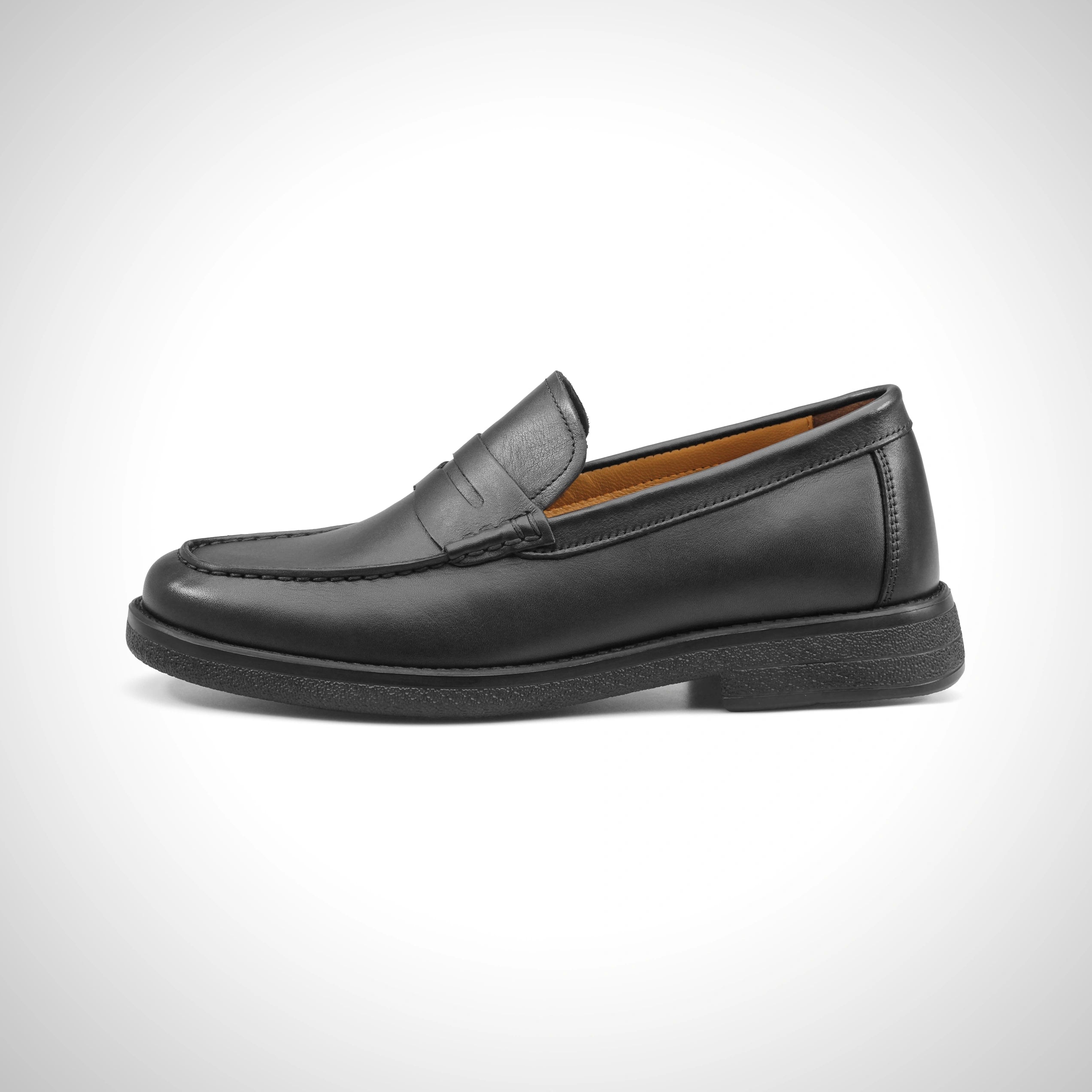 doria - Classic leather penny loafers for men (Cushioned insole)