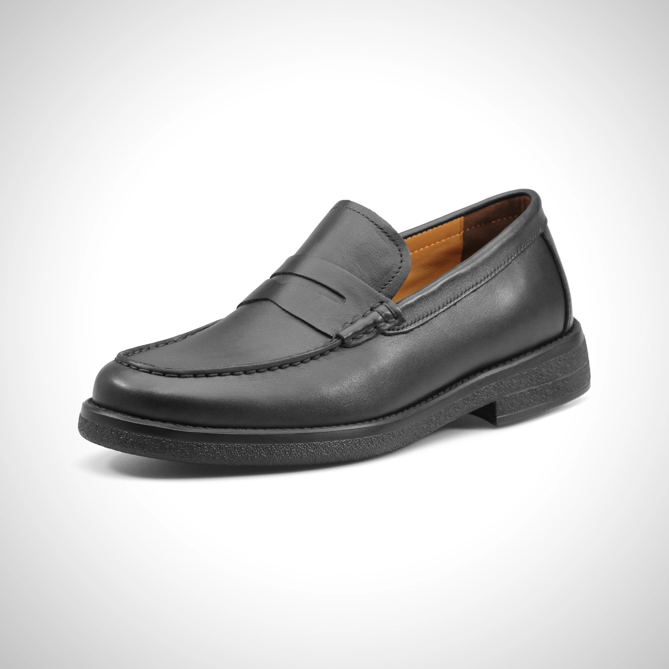 doria - Classic leather penny loafers for men (Cushioned insole)