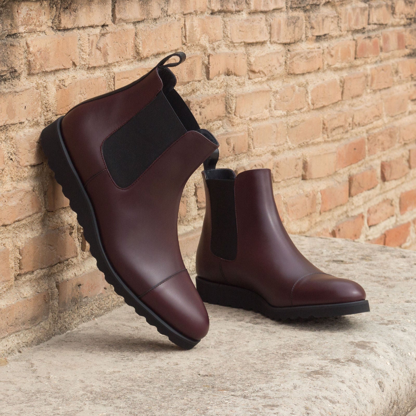 Velouris - leather chelsea boots for men