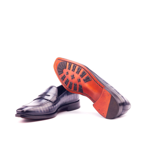 Ramila - Special Patina leather penny loafers for men