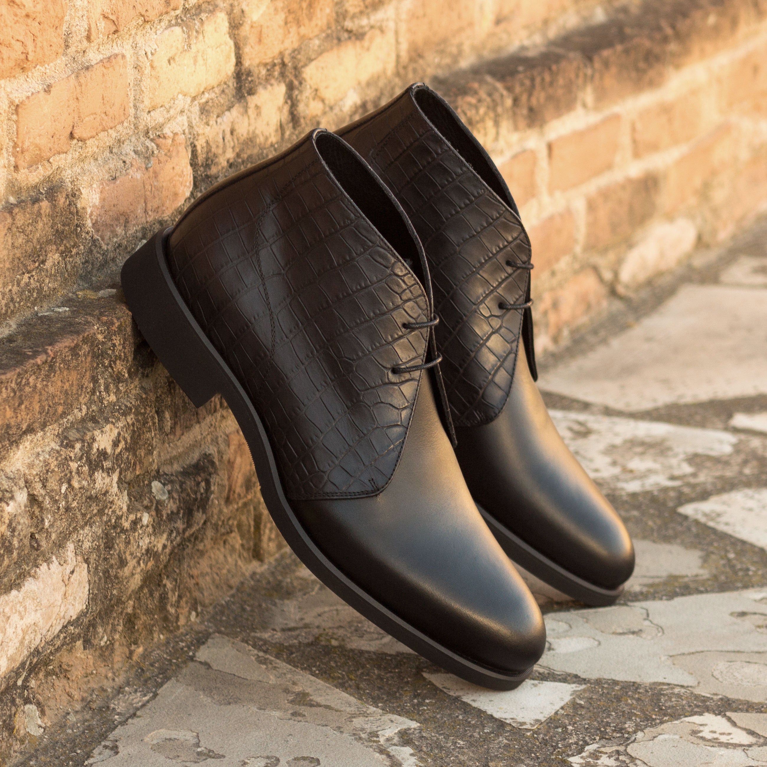 Oratoria - leather chukka boots