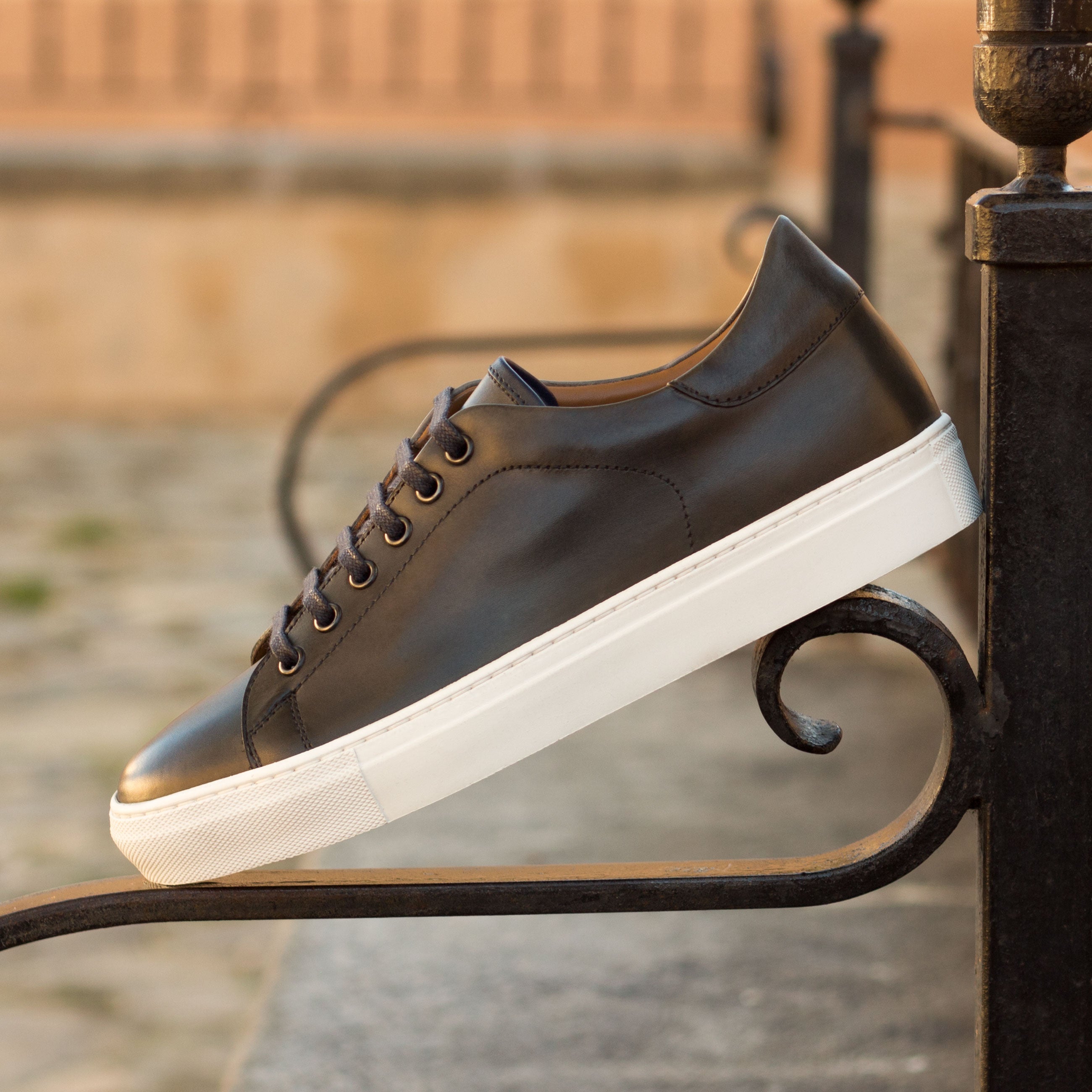 Dimaro -  Dark Brown Men's Italian Dress Sneakers