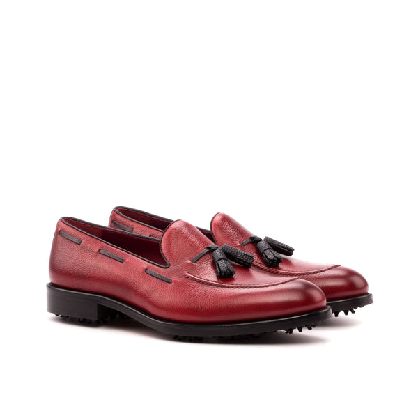 Cori  - High quality Golf leather loafers shoes for men with golf spikes