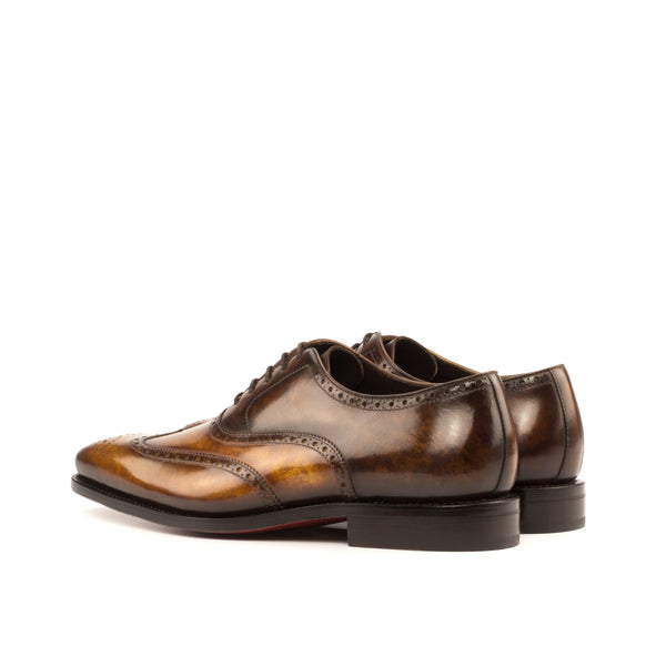 Nala2 - Unique Two tone patina red bottoms oxford dress shoes