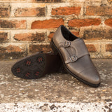 Querencia - leather monk strap golf shoes