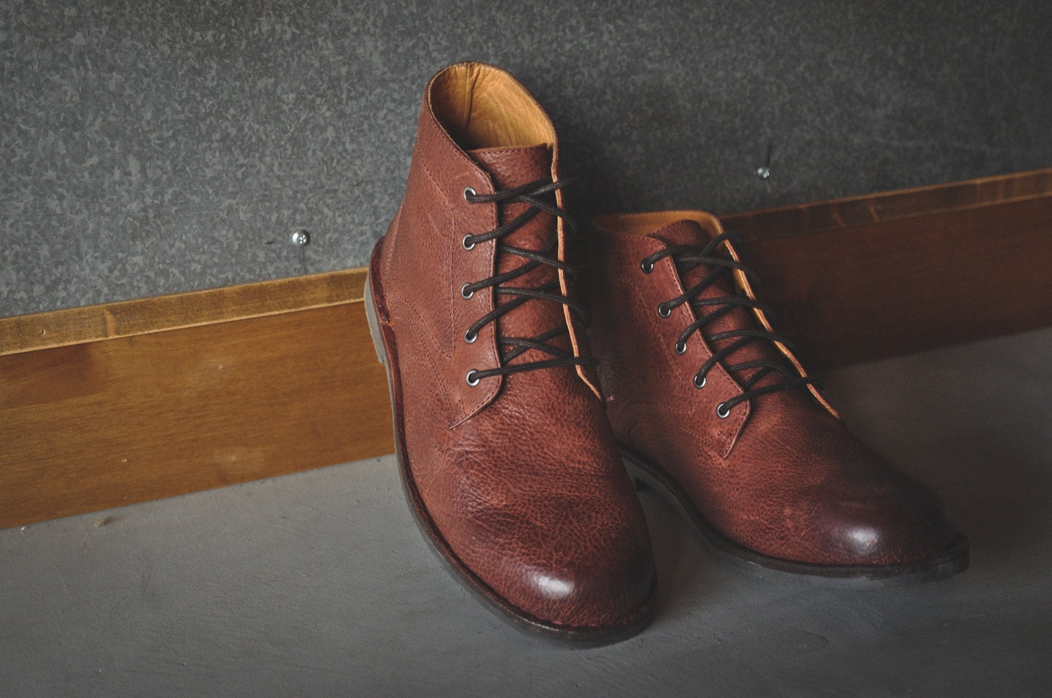 The Grover | Oxblood Leather Men's Boots