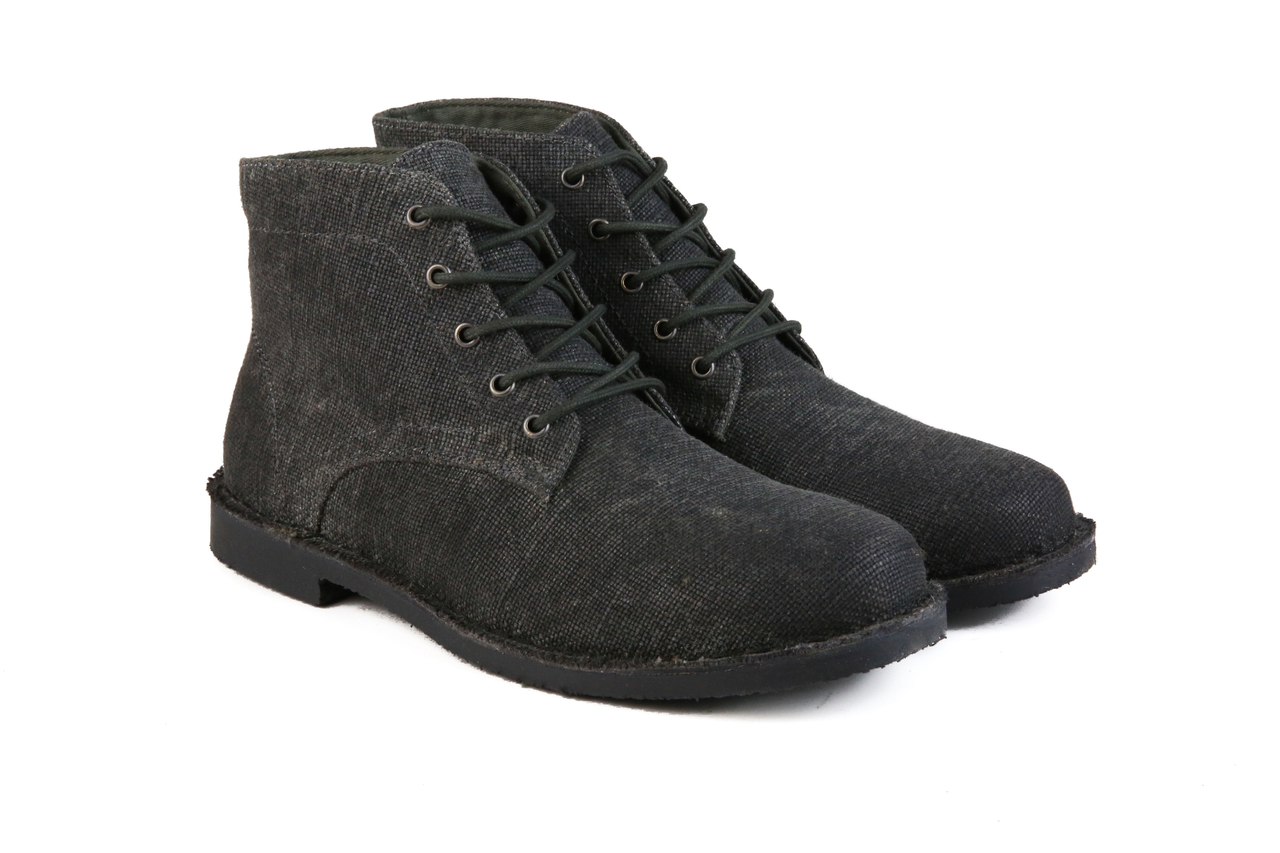 The Grover-Vegan | Charcoal Men's Boots