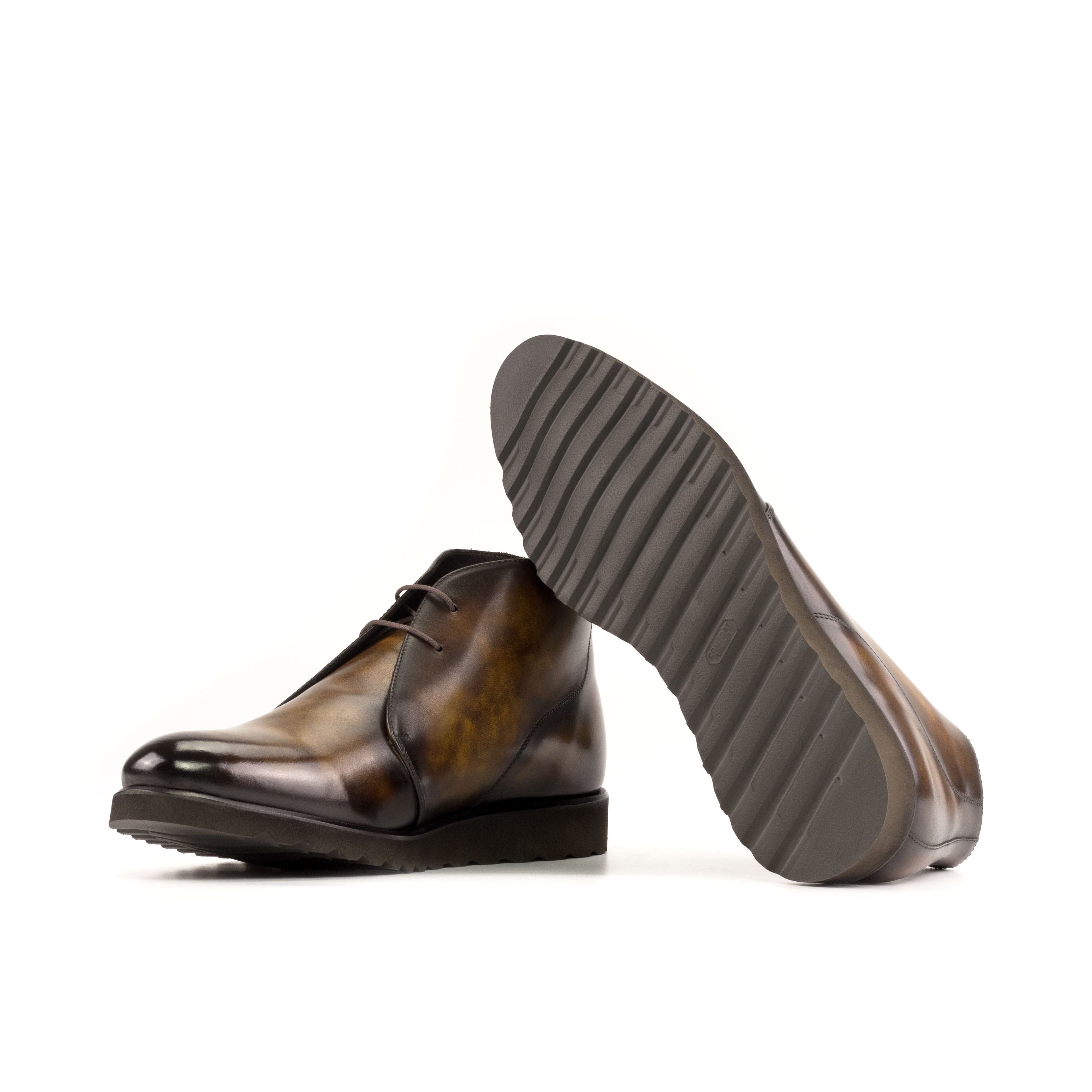 Marelia - Patina leather chukka boots