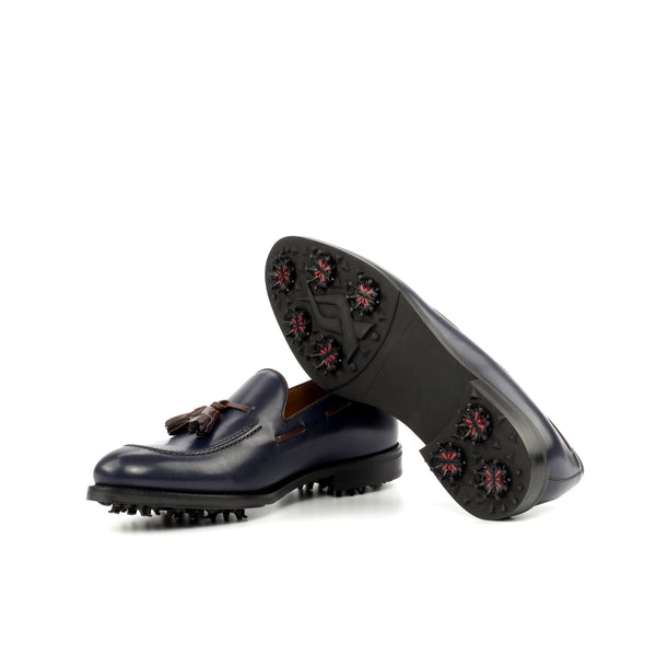 Cori  - High quality Golf leather loafers shoes for men with golf spikes