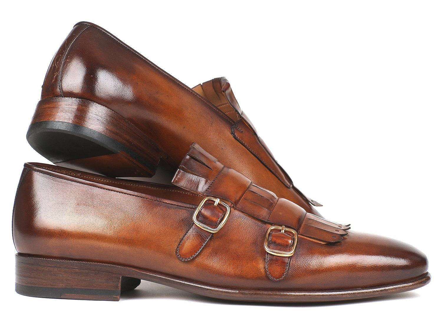 Lo Speco - Men's Brown Kiltie Double Oxford Monkstraps