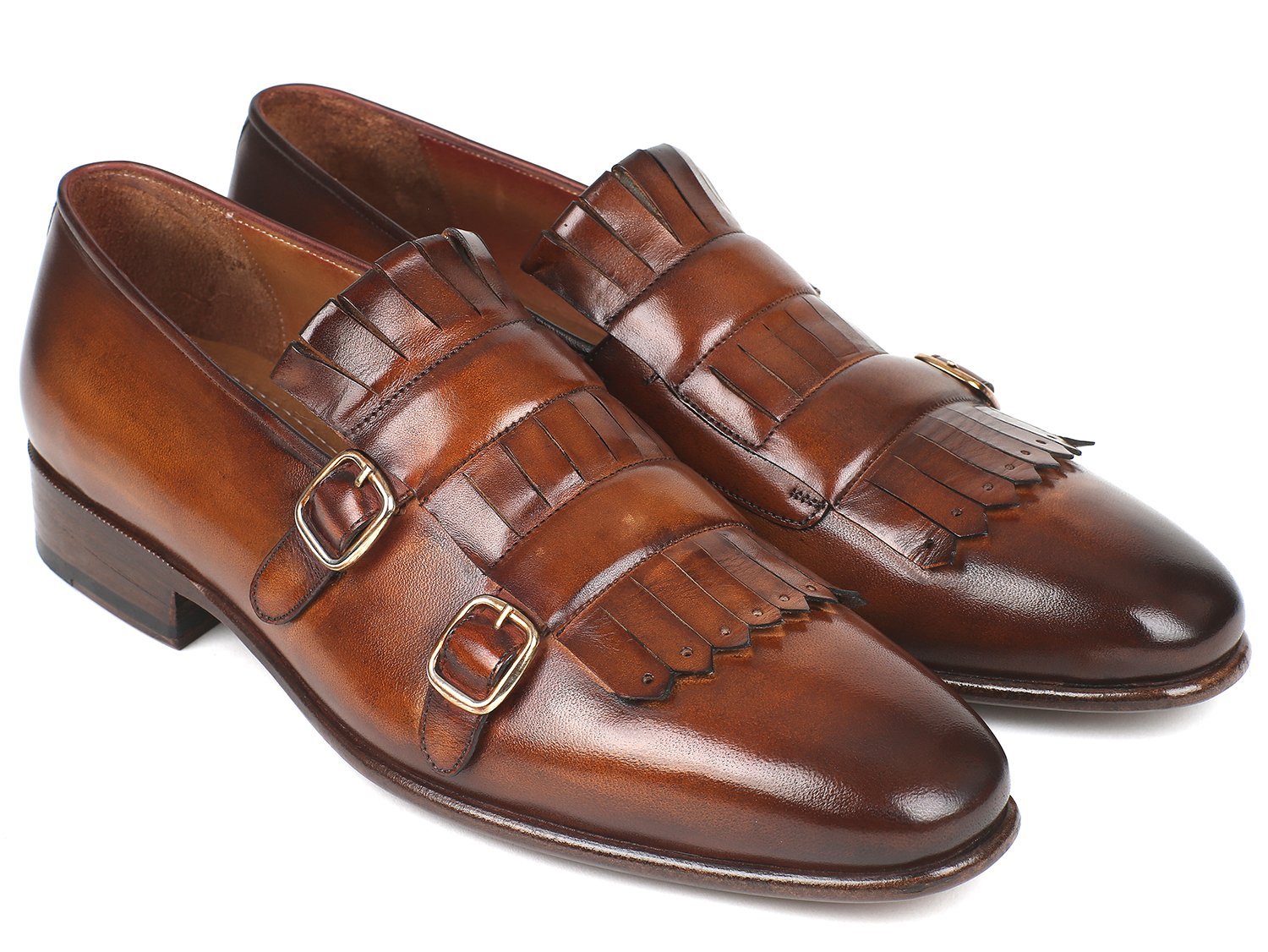 Lo Speco - Men's Brown Kiltie Double Oxford Monkstraps