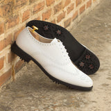 Lumivela - leather brogue golf shoes