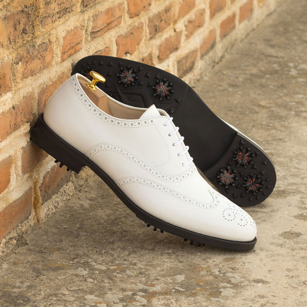 Lumivela - leather brogue golf shoes