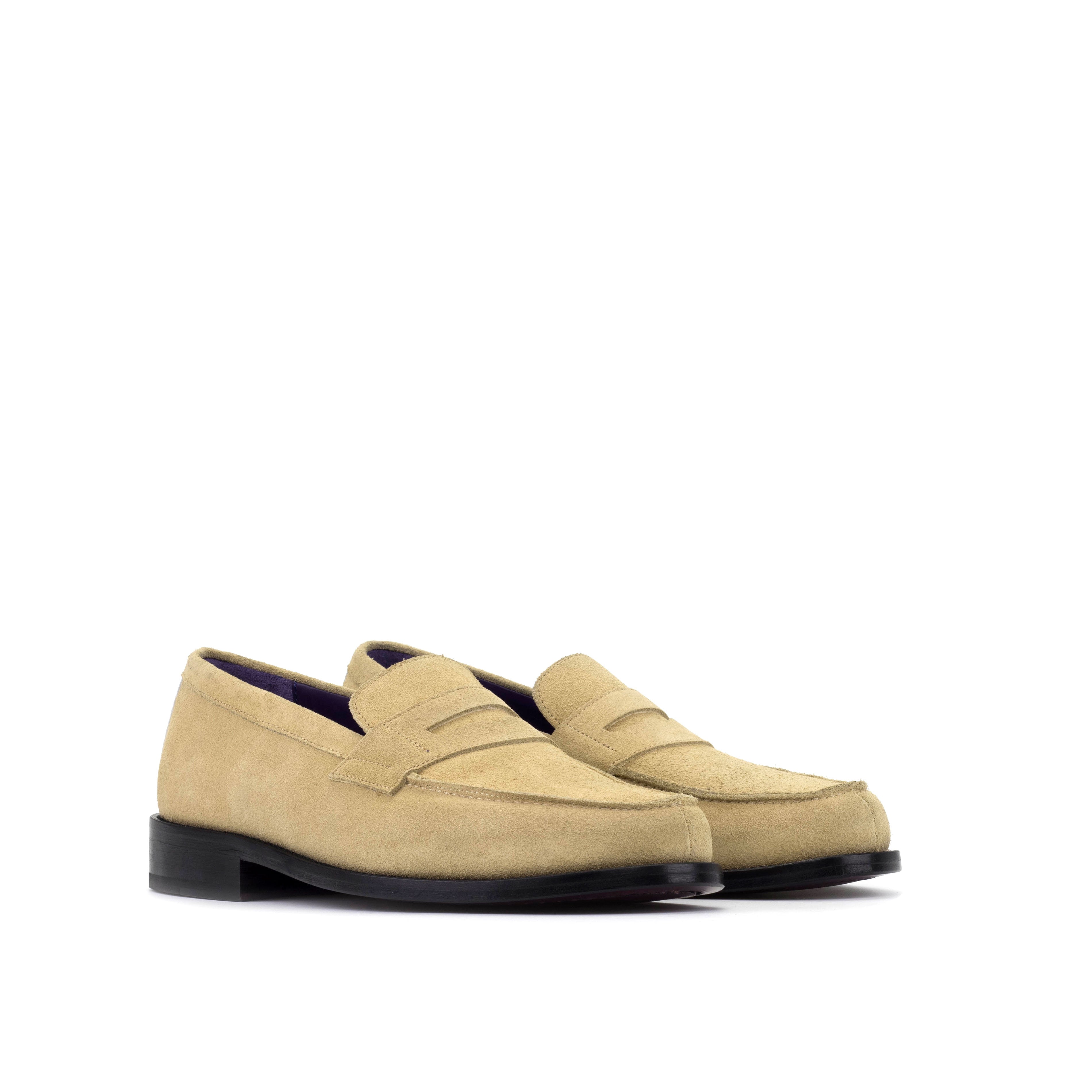 Dolcetta - suede leather penny loafers