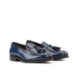Arconya Elegant Patina denim Navy loafers for men