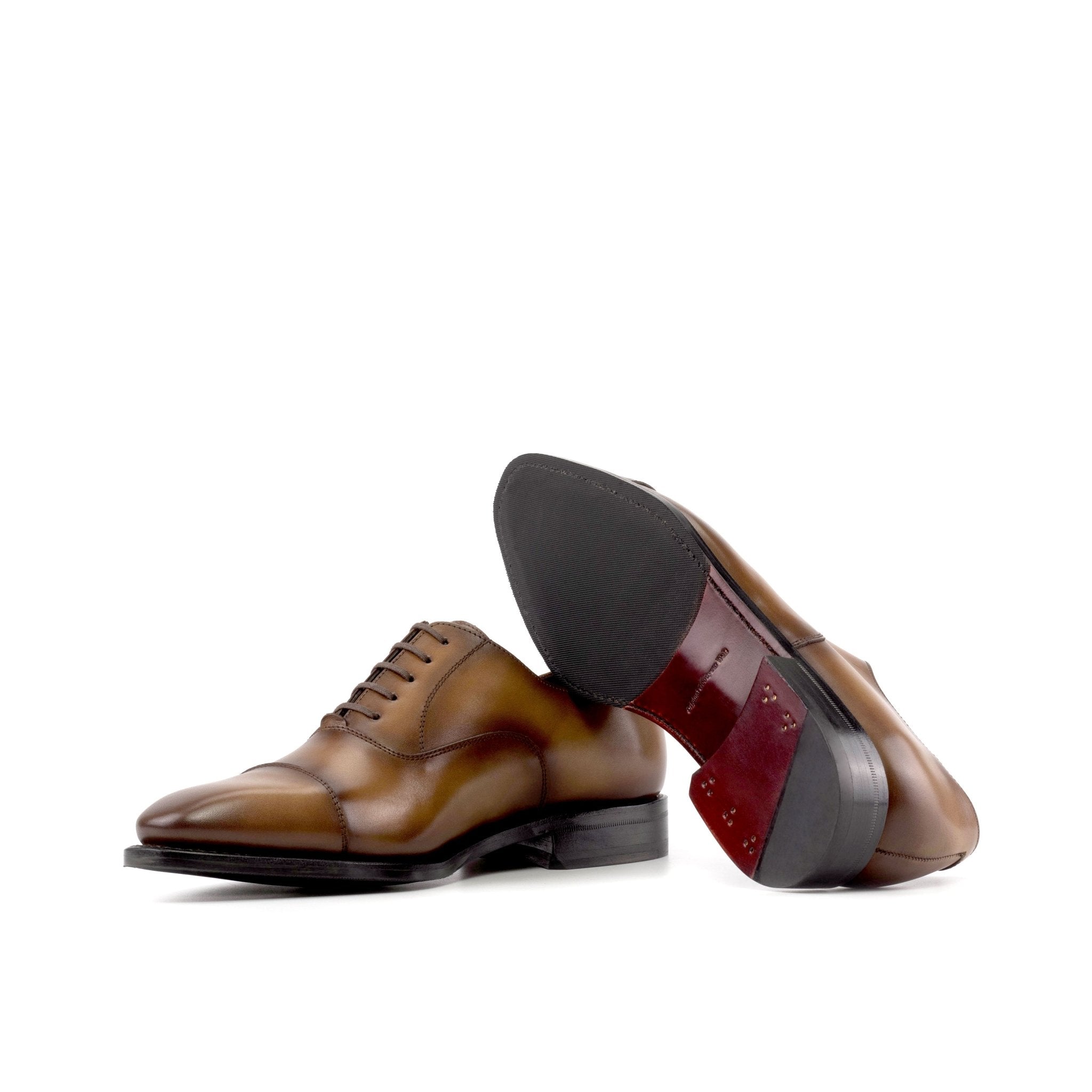 Ganza - Classic Genuine leather oxford office dress shoes for men