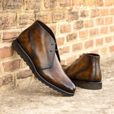 Marelia - Patina leather chukka boots