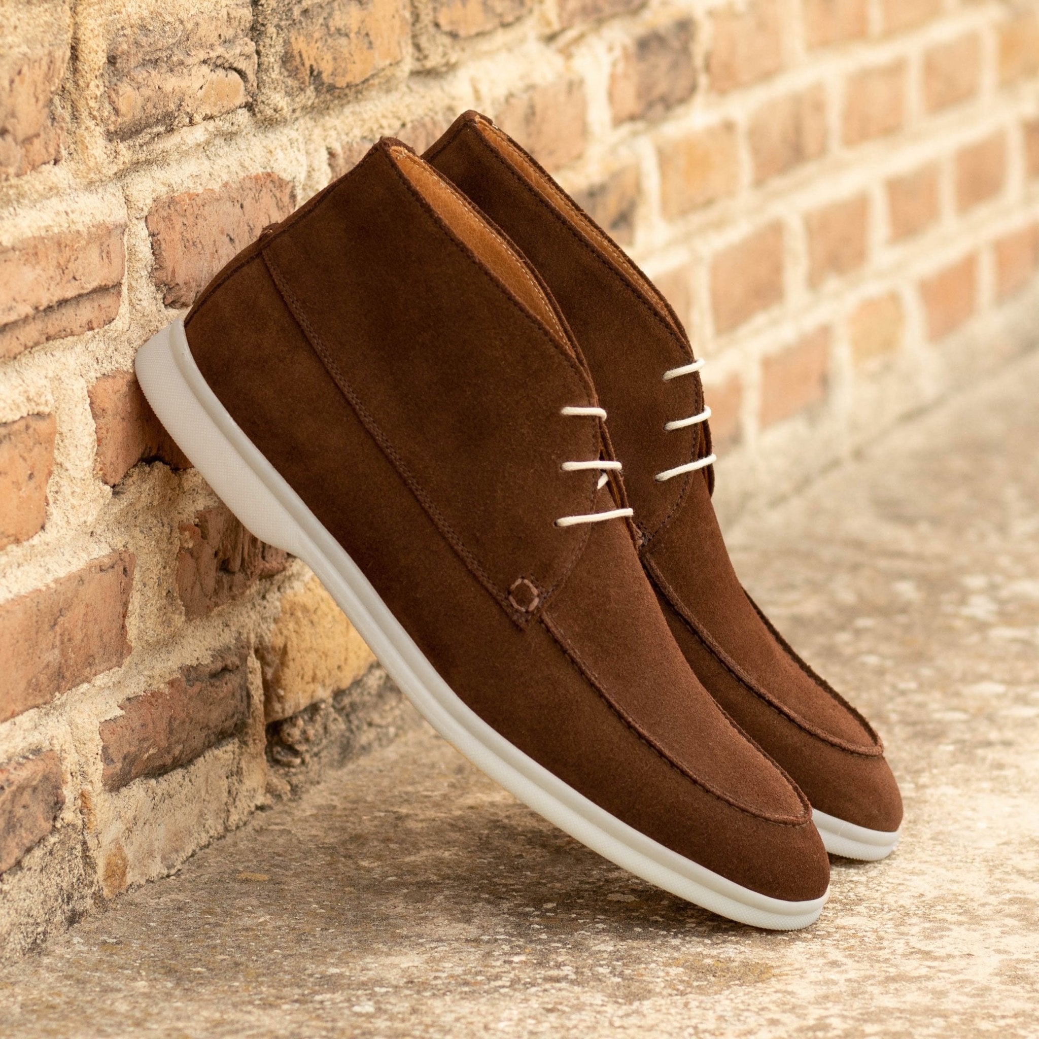 Rulani - Chukka suede leather casual boots | Moc Flex Boots