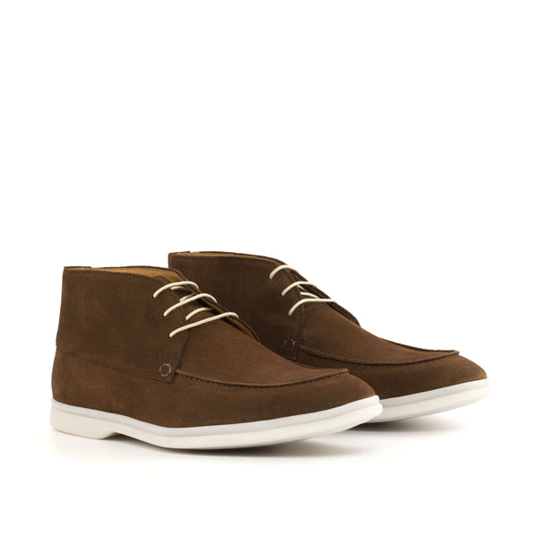 Rulani - Chukka suede leather casual boots | Moc Flex Boots