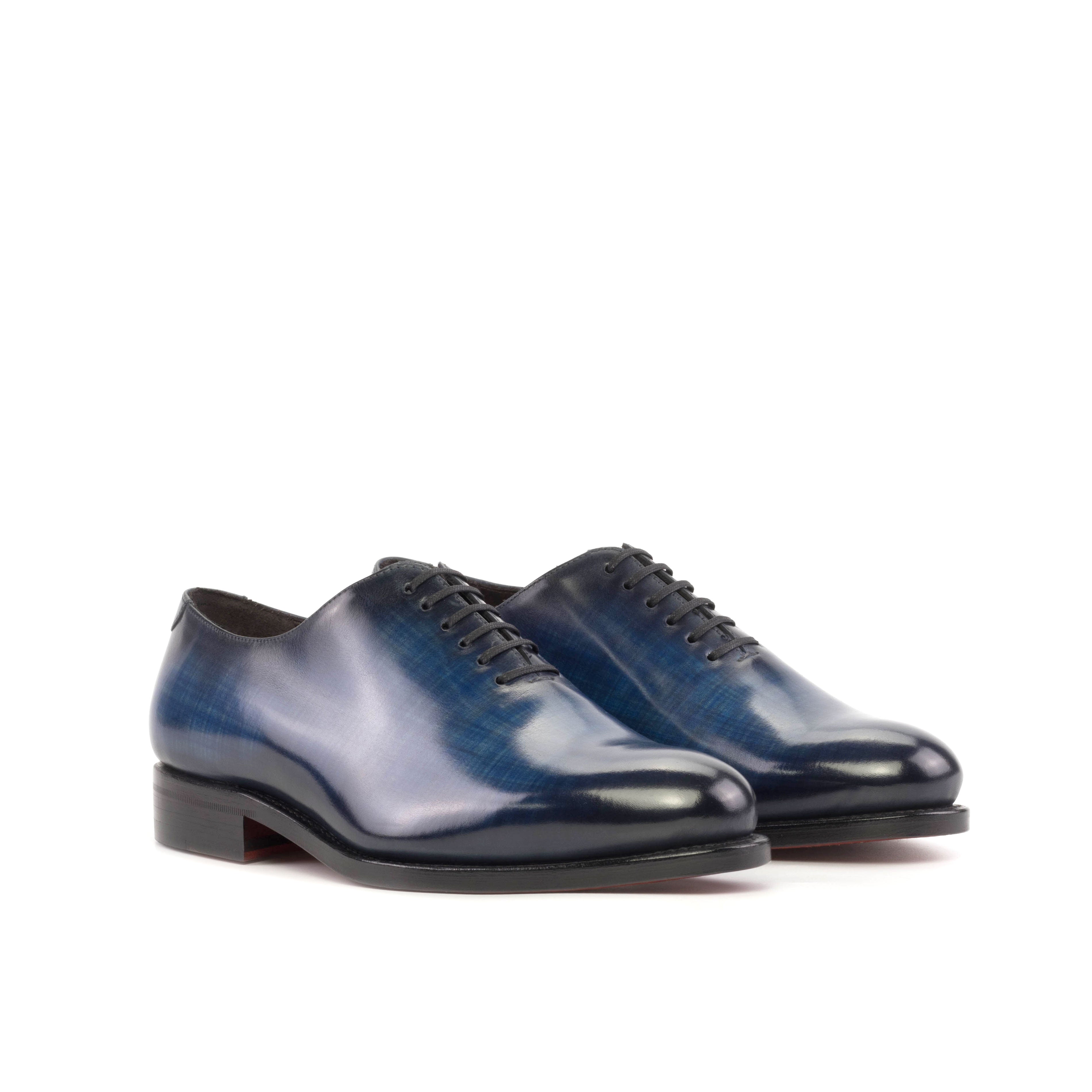 PDR - Patina Denim Special red bottom sole oxford dress shoes