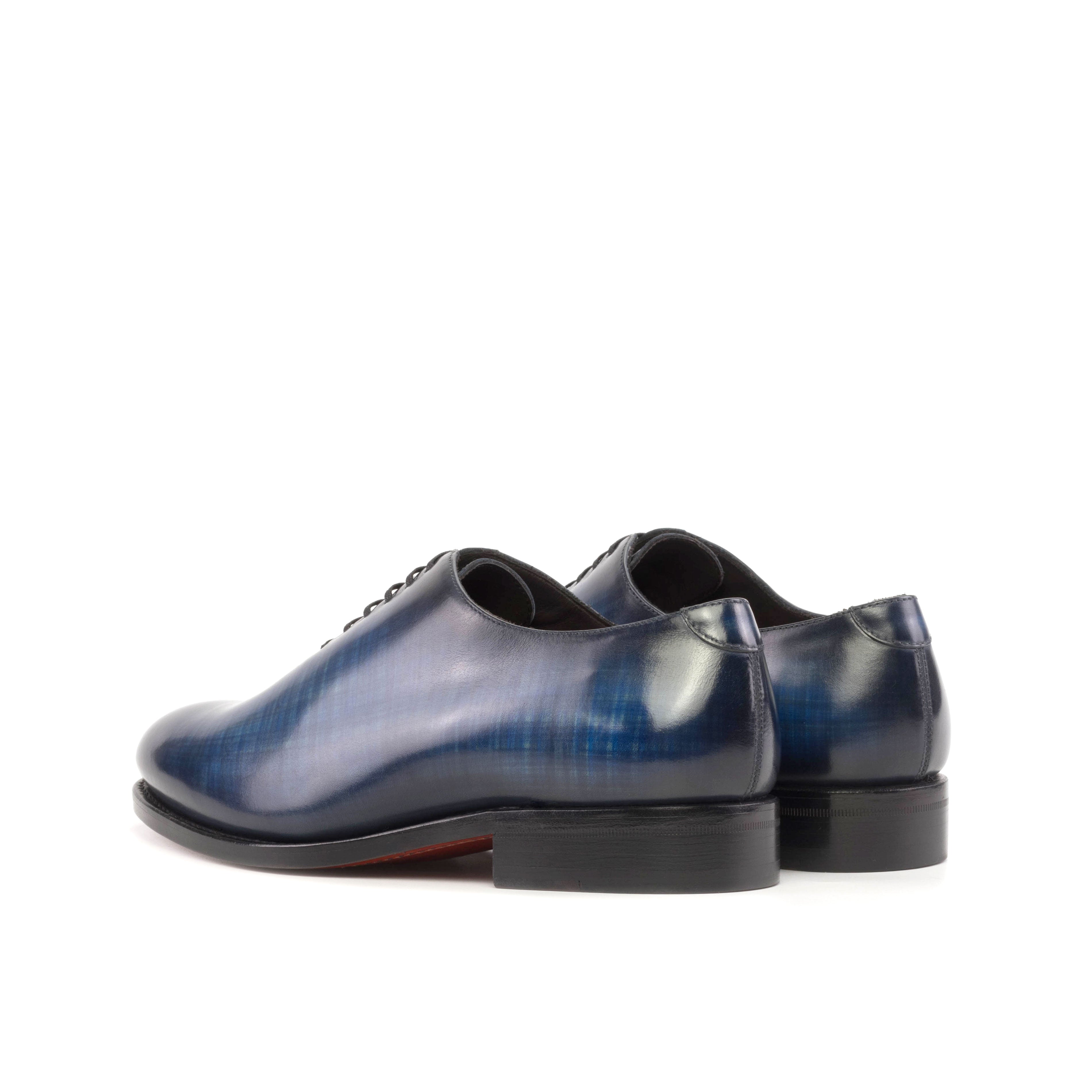 PDR - Patina Denim Special red bottom sole oxford dress shoes