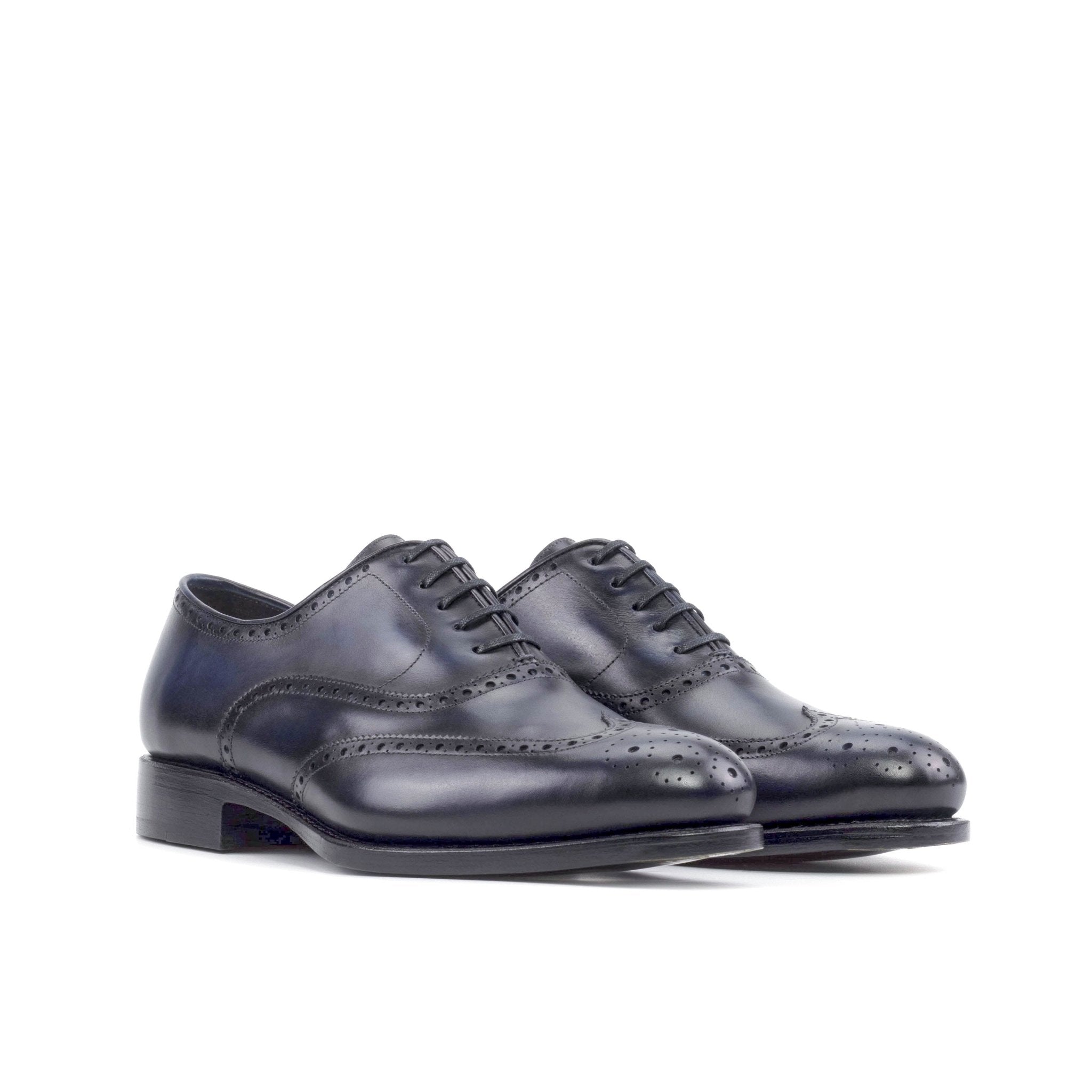 Tempo - Full brogue classic oxford dress shoes for men