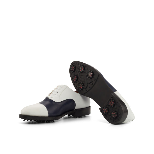 Vivessa - leather oxfords golf shoes in Black & White
