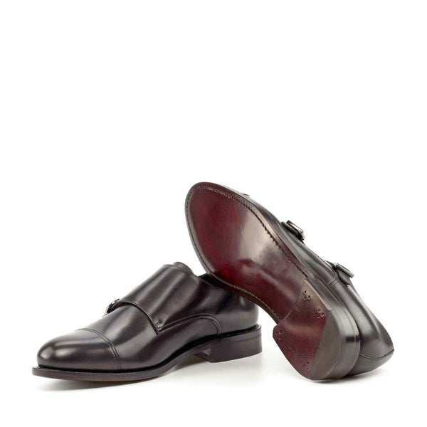 Laspa  - Classic double monk strap dress shoes for men