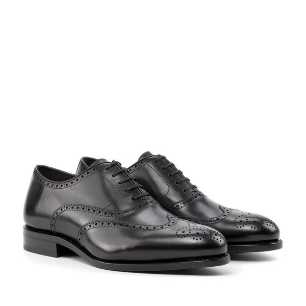 Arconya black classic full brogue oxford shoes