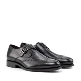 Laspa2  - Classic single monk strap formal dress shoes for men