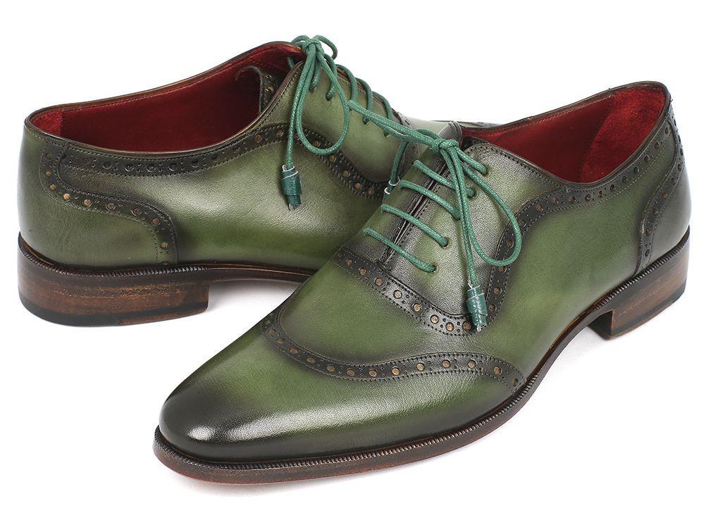 The Rondò - Men's Green Calfskin Oxfords