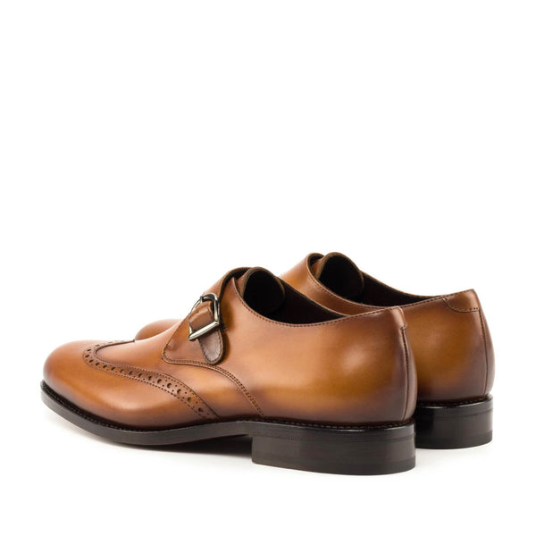 Laspa2  - Classic single monk strap formal dress shoes for men