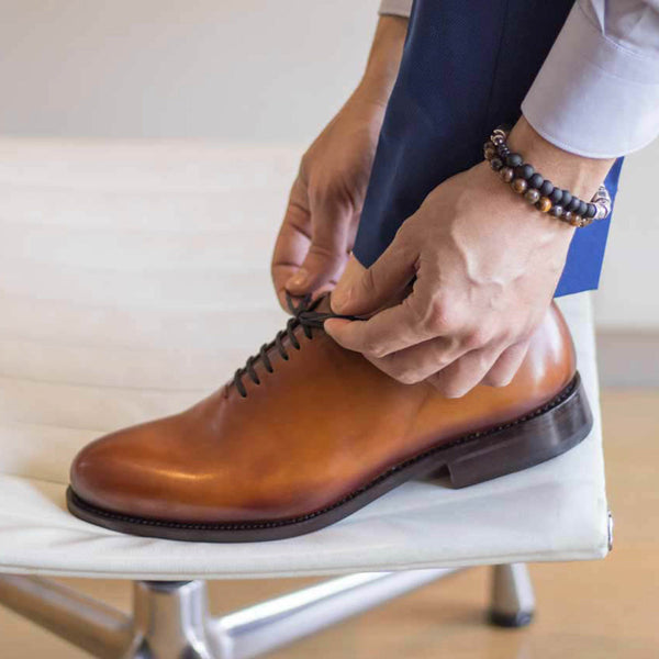 Conya - Classic Men's Formal dress shoes. Genuine leather Oxfords wholecut