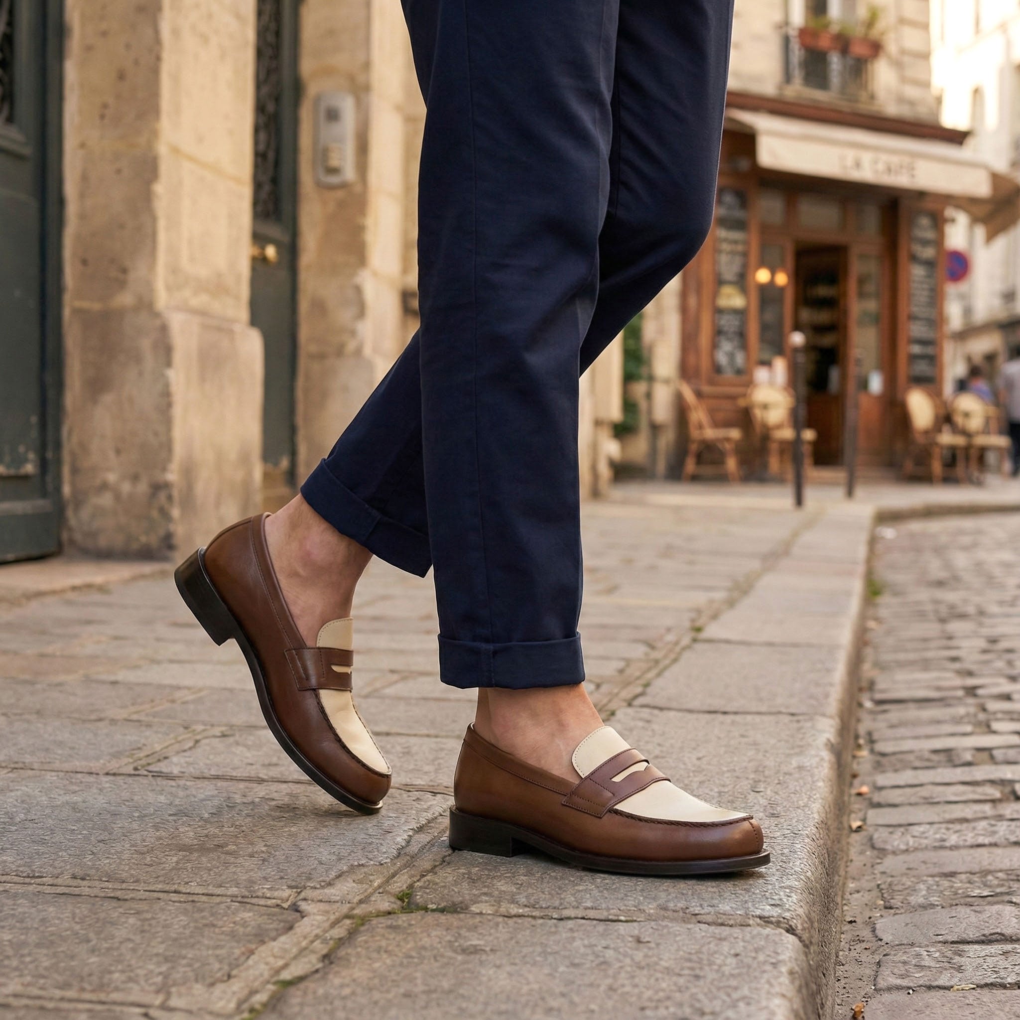 Lirienne - leather  loafers for men